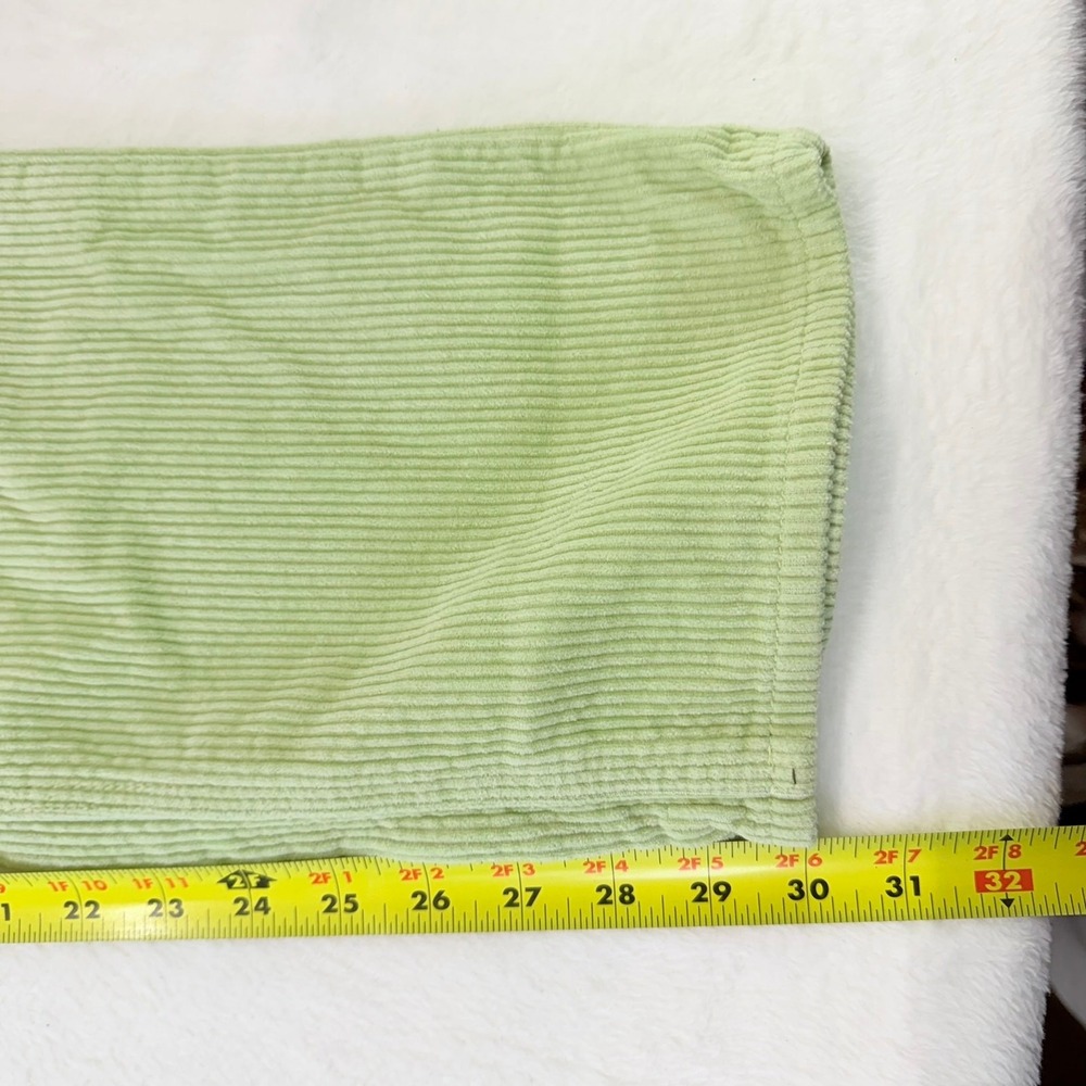 PACSUN 90's Boyfriend Pistachio Green Corduroy Pants Size 27 Wide Leg Soft - Picture 5 of 9